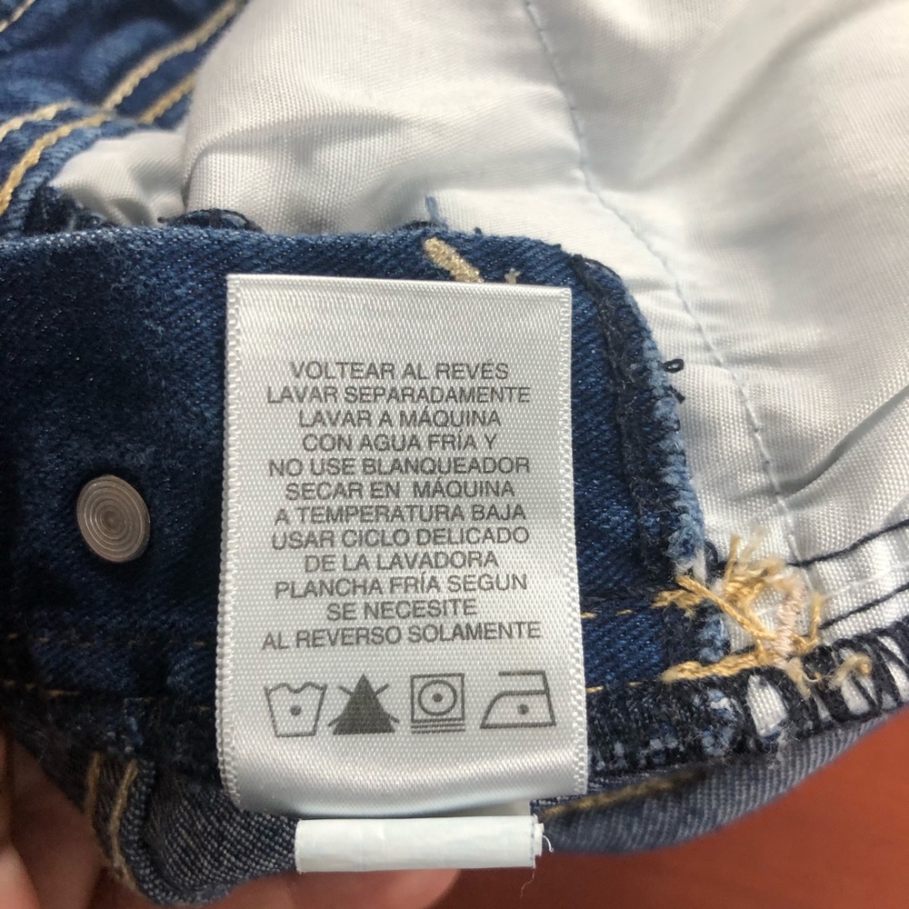 Kids Jordache Shortalls Size 10-12 Large Embroider Denim Overalls Shorts Girls - Picture 5 of 15